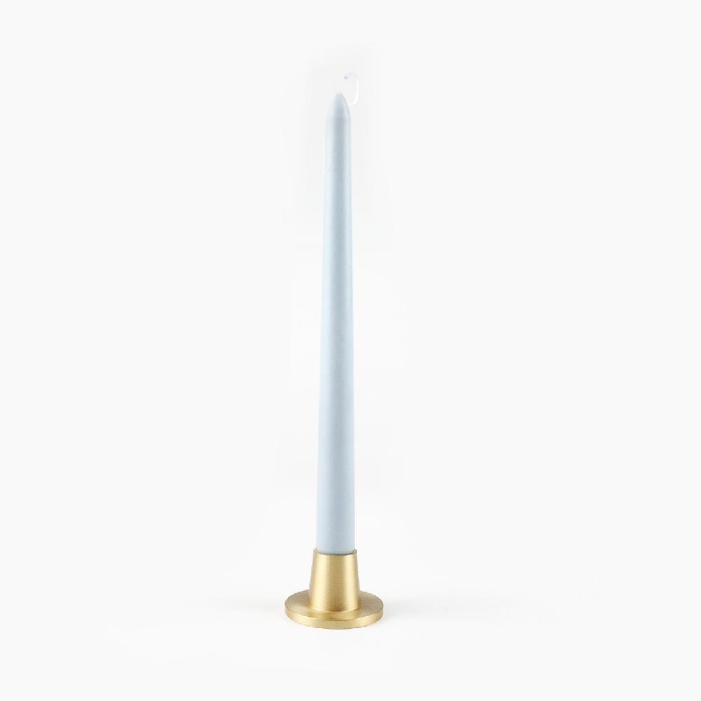 MAXERY Brass Candle Holder Matt Design Candle Stick Holder for Taper Candle