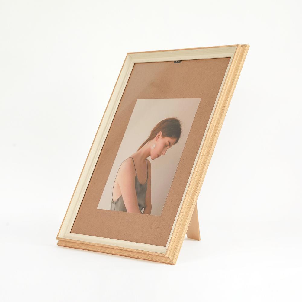 Maxery Modern Nordic Walnut Photo Frame Home Table decoration Picture Stand for Wedding