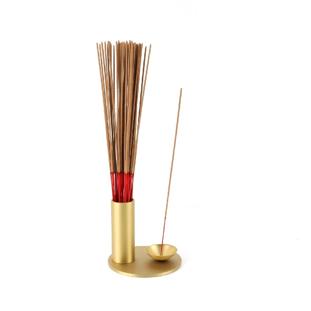 MAXERY Unique Design Brass Incense Holder, Practical Incense Stick Holder for Home, Hotel, Yoga Room