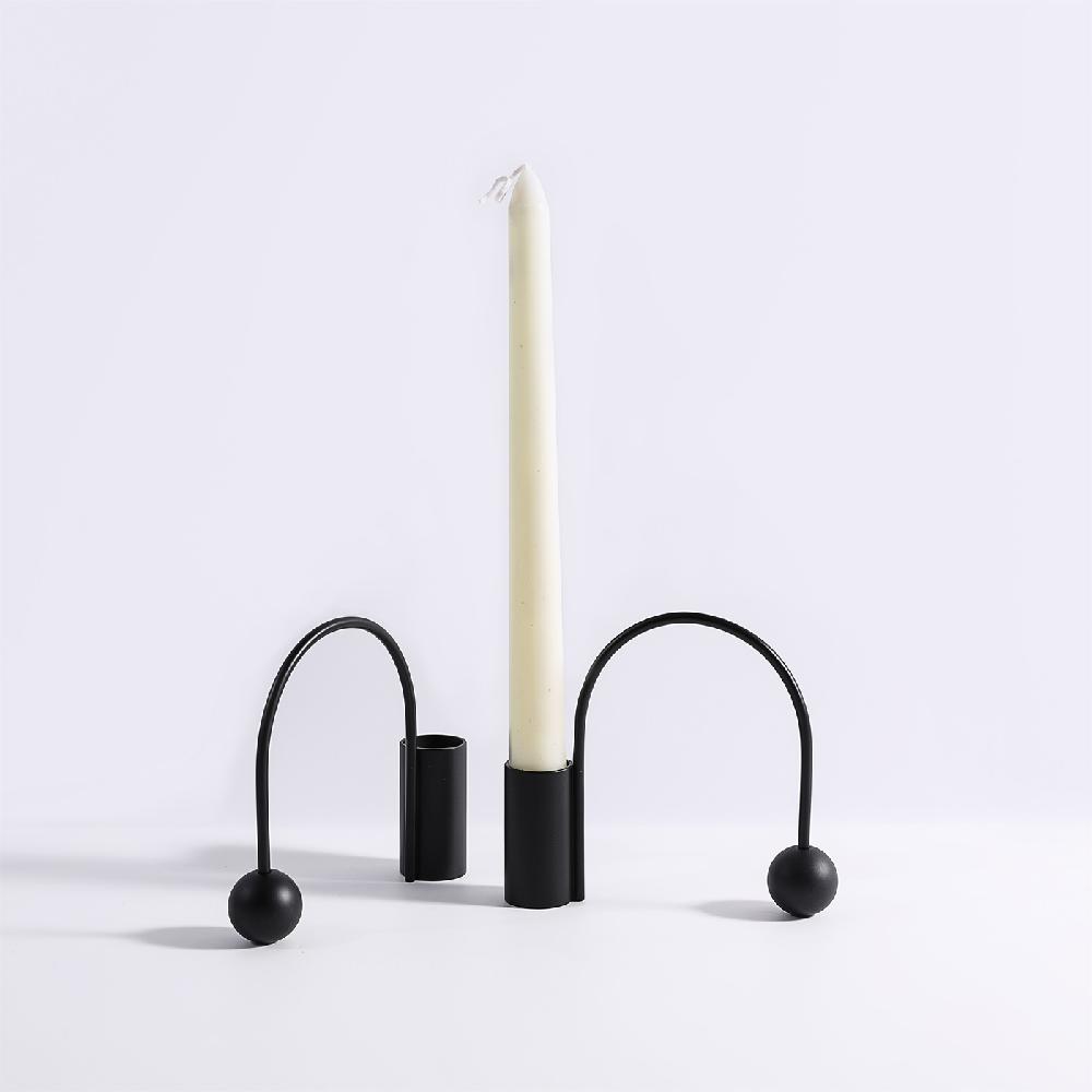 Maxery Nordic Balance Candlestick Brass Candlestick New Design Candle holder for Wedding Decor