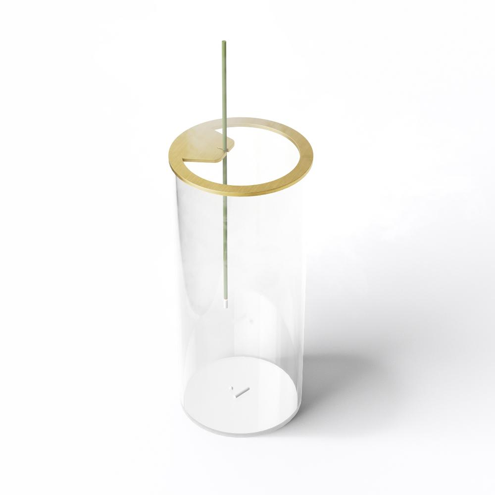 New design 2023 incense holder, Brass&Glass incense stick holder, creative home accessories for rest/meditation/cultivation