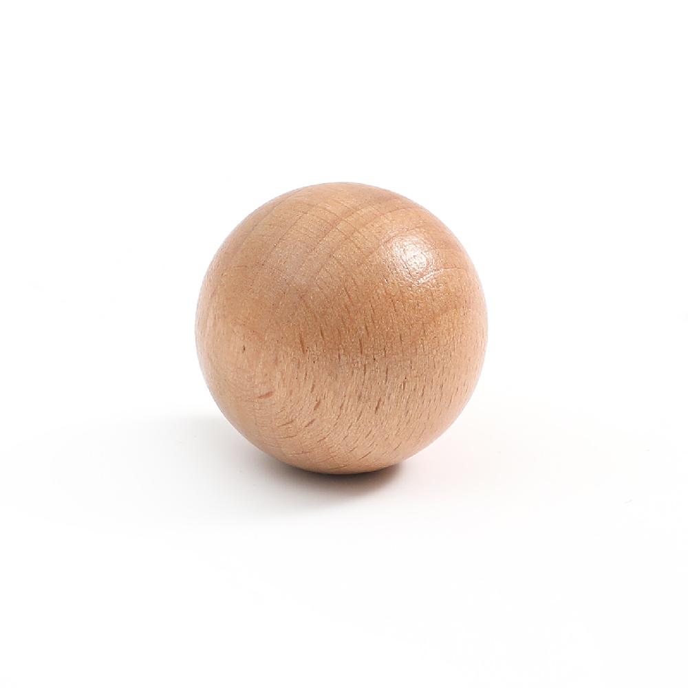 MAXERY High Quality Mini Round Ball Beech Wood Furniture Handle Drawer Cabinet Pull for Home Decor