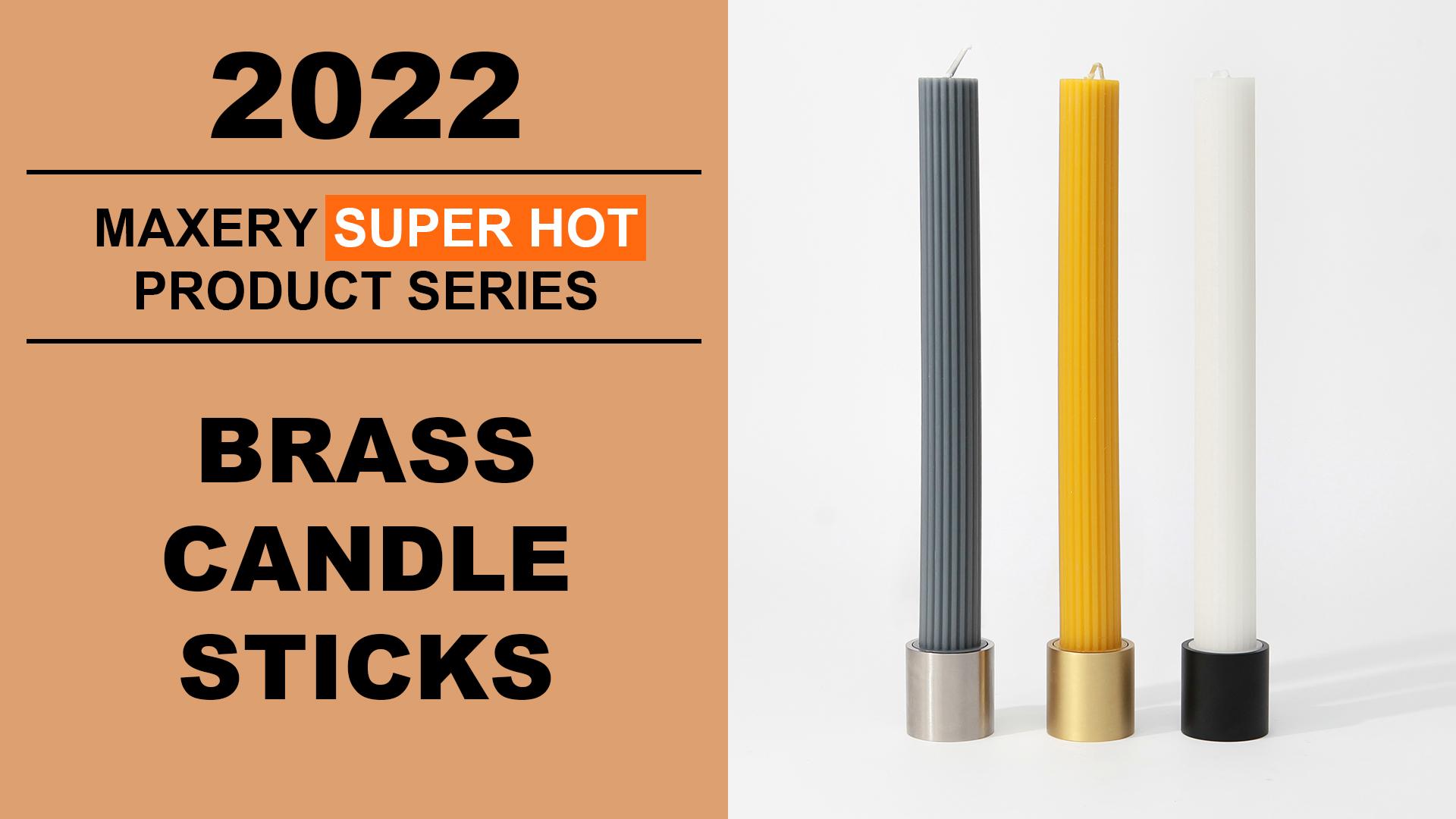 Maxery Hot Product Introduction-No. 4 Brass Candlesticks